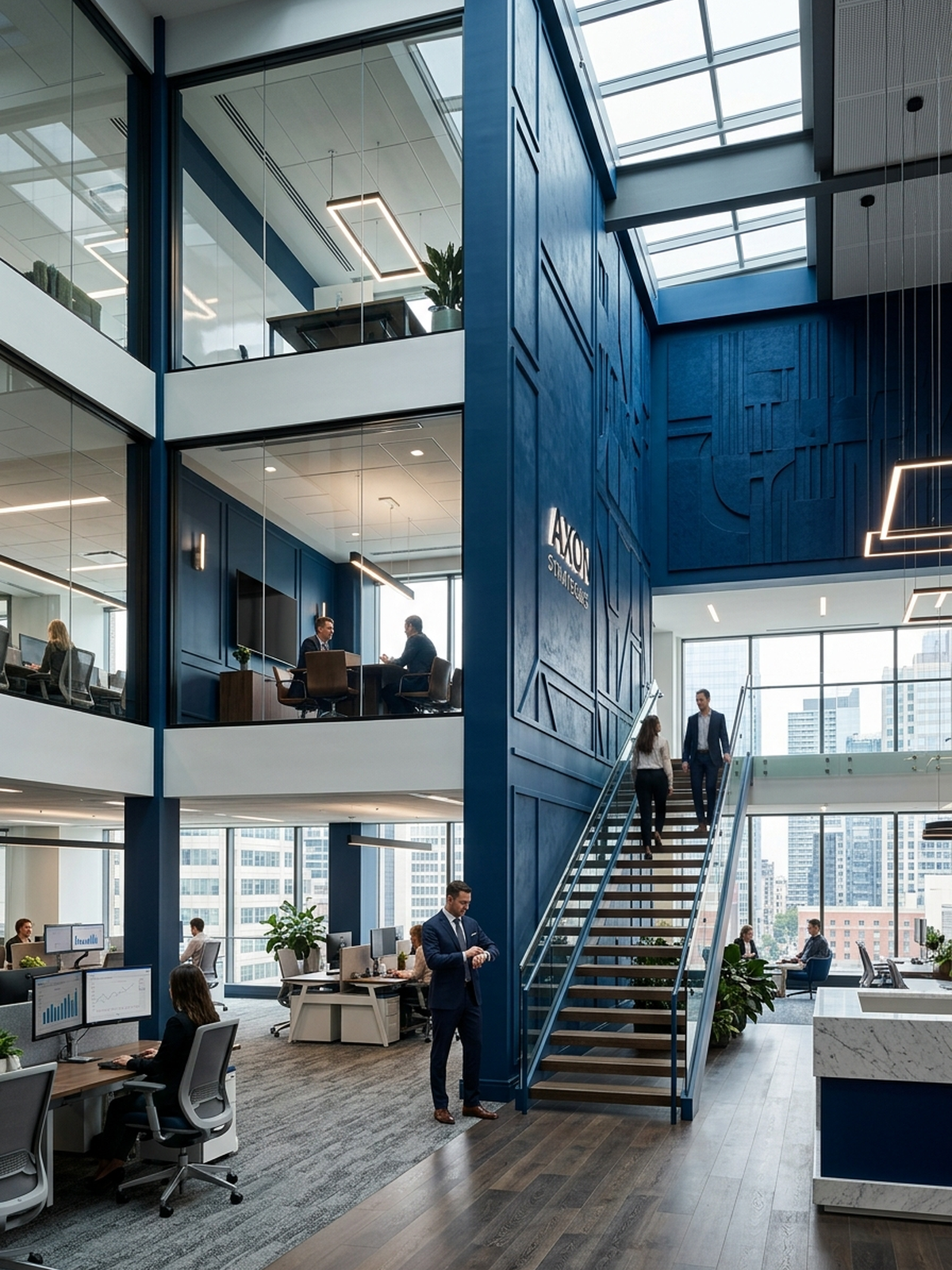 Professional office environment